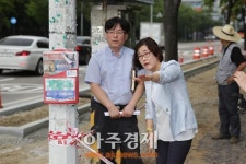 안산시의회 ‘광덕3로’ 보행환경 개선사업 관련 현장활동