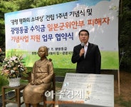 광명시 동굴 수익금 1% 위안부 피해자 기념사업 지원