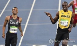 우사인 볼트, 그라세 도발에 깜짝 놀라…간담이 서늘 [올림픽 라운지]
