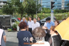 광명시 신촌휴먼시아 2단지 앞 도로 임시폐쇄