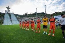 평창 알펜시아 스키점핑타워 축구경기장 변모…경기장 활용 극대화한 획기적 아이디어