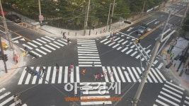 안산상록서, ‘대각선 횡단보도’로 교통사고 감소 기대