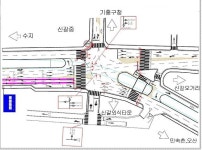용인시, 기흥구 신갈중 앞 교차로 교통체계 개선