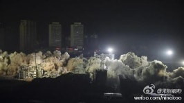 [아주동영상] 폭약의 위력 빌딩 19채가 10초만에 와르르 