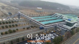 파주시 문산역 보행육교 임시 개통