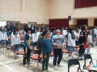 충남 금산 용문초등학교, 다목적강당 개관식 