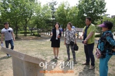 안산시의회 유화 위원장,  상록구 일동공원 시설 개선 현장활동 