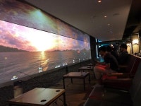 [스크린낚시 리얼 체험기] 22.5m×2.5m 스크린에 펼쳐진 제주 앞바다..도심속 힐링 낚다 