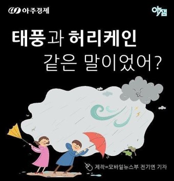 [카드뉴스] 태풍·허리케인·사이클론,모두 같은 기상현상?..윌리윌리는 없어져