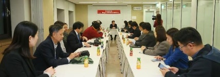 중국 파워블로거 방한 대표단 본지 방문