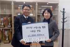 NH안양축산농협 평촌지점, 귀인동에 기부금 전달 