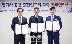 편의점 전기차 충전 확대…에너지공단·GS리테일·대영채비 MOU체결 