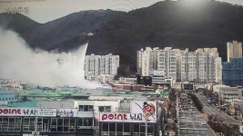부산 사상구 학장동 주방설비 제조공장 화재…네티즌 검은 연기가 하늘을 뒤덮었다 
