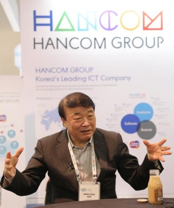 [CES 2019] 김상철 한컴그룹 회장 “아이플라이텍과 올해 상반기 통역기 출시...1초 만에 번역”