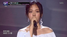 더팬 비비, 자작곡 플라이 위드 미 열창 통했다...콕배스·유라 탈락 위기 