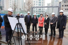 안양시의회 도시건설위 박달복합청사 건립공사장 현장 방문 