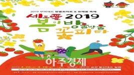 부여군, 세도 금강변을 수놓는 방울토마토와 유채꽃! 