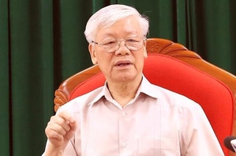 쫑 베트남 서기장, 한 달 만에 업무재개...건강이상설 일단락