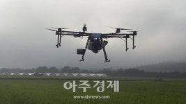 파주시, 드론활용 벼병해충 공동방제 실시 