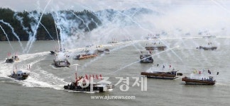 전라남도 명량대첩축제 외국인들 대거 참여