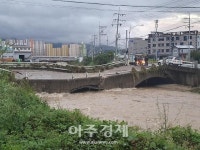 경주시, 태풍 ‘미탁’으로 붕괴된 외동읍 문산리 우박교 가설교량 완공
