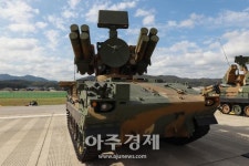 [포토] 단거리 지대공 유도무기 천마 (서울 ADEX 2019)