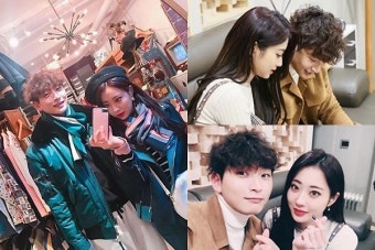 정진운경리, 과거 연인 느낌나던 'SNS 투샷' 눈길