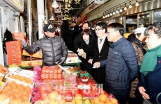 금촌전통시장 상인들 만나 의견 청취