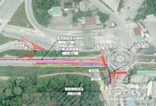 용인시, 기흥IC 하행 진출로에 삼성전자쪽 임시 우회로 건설