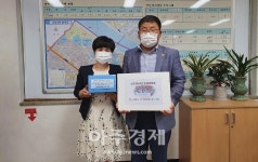 대구 동구, 주민자치위원회, 행정복지센터 직원에게 마스크 전달