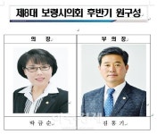 보령시의회, 제8대 후반기 원구성 마무리