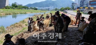 경산시, 쾌적한 도시 환경 장병들이 앞장서다