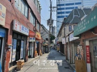 [기로선 창신·숭인][르포]재개발 속도내는 남쪽 상업지구, 북쪽 도시재생 지역은 우리도 재개발 원해