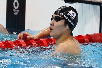 [도쿄올림픽 2020] 황선우, 자유형 200m 7위... 선두에서 역전 허용