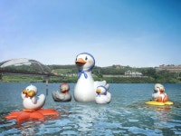 상주시, 경천섬 일원 ‘낙동강 오리알’ 테마 조형물(새끼오리) 전시