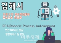[김해소식] 김해시,업무자동화 확대  800시간 절감 外