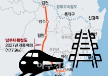 KTX 타고 서울에서 거제로..남부내륙철도...2027년 개통 목표