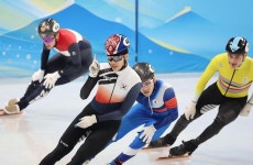 [2022 베이징 동계올림픽] 이준서, 시그니처 세리머니