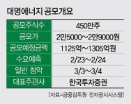 대명에너지, 3월 코스닥 상장··· 신재생에너지 인프라 확장으로 선순환 구조 확립