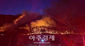 대구 달성군, 가창산불 설상가상(雪上加霜)… 방화추정 2차 발화