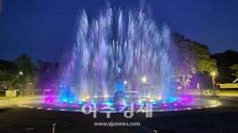 부여군, 구드래 조각공원 음악분수 가동 개시