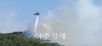 경북 울진군 금남면 행곡리 일원 산불 발생