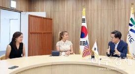 김동연 경기도지사, 엘렌 박 뉴저지주 하원의원·린다 리 뉴욕시의원과 면담