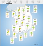 [내일날씨] 전국 흐리고 비...서울은 낮 한때 소나기