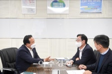 이권재 오산시장, 정명근 화성시장 만나 도로교통망 개선 협의