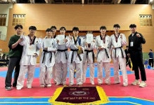 경일대, 제50회 전국대학태권도개인선수권대회 5인조 단체전 1위