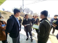 고준호 의원, 파주시 공릉천 봉일천교 친수공간 조성사업 현장제안