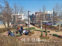 시흥시, 은계호수공원 일대 꽃길 조성 한창