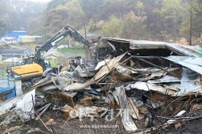 홍성군, 서부면 산불 피해 이재민 위한 거주시설 복구 총력