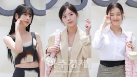 [슬라이드 포토] 설아·채수빈·낸시, 자연광 미모가 이 정도라고?! (코스 포토콜)